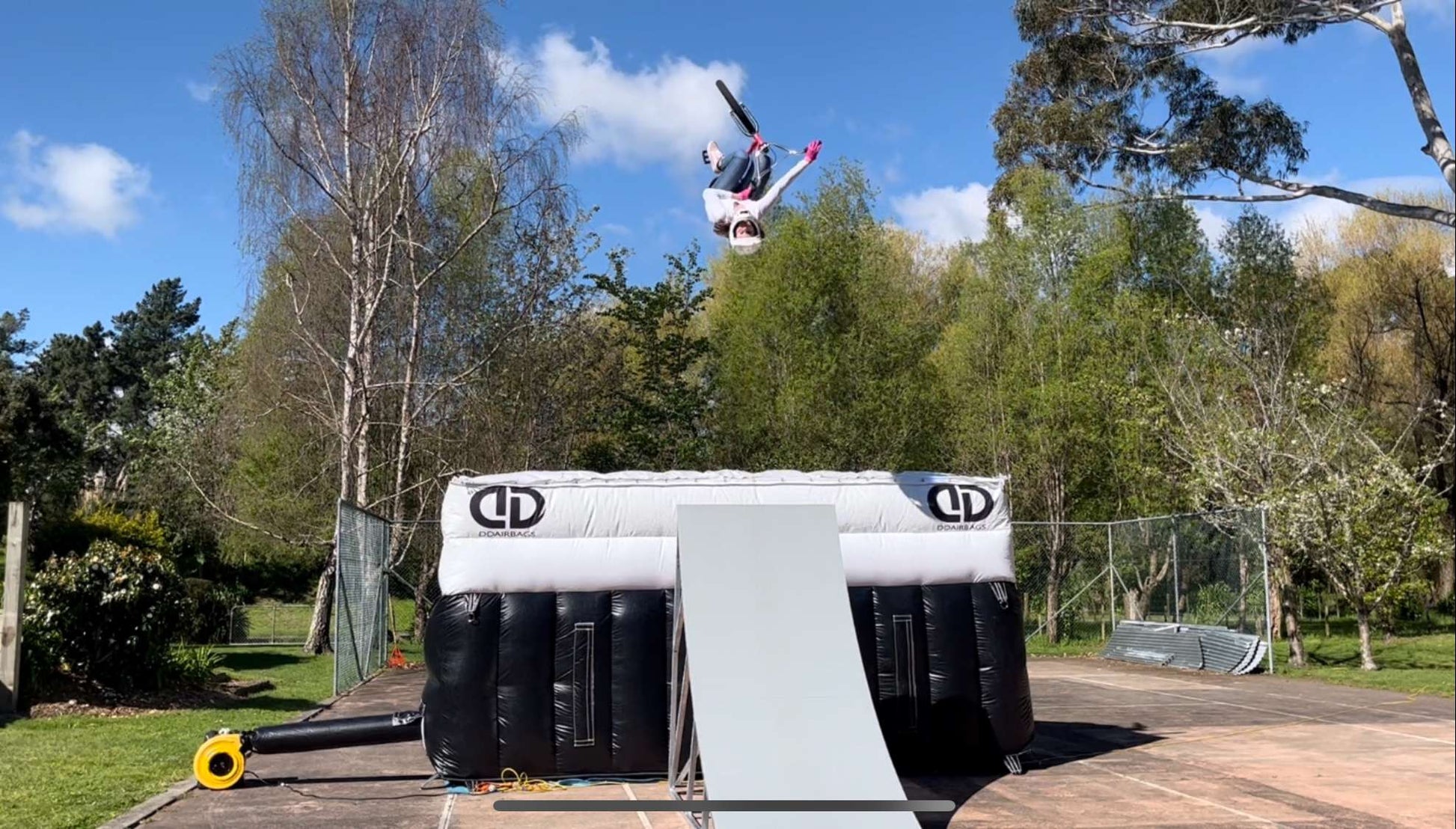 Mini ramp plan designed for BMX and pit bikes