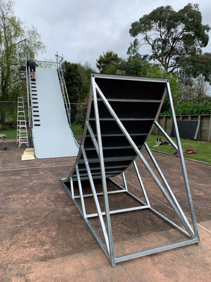 Mini ramp plan designed for BMX and pit bikes