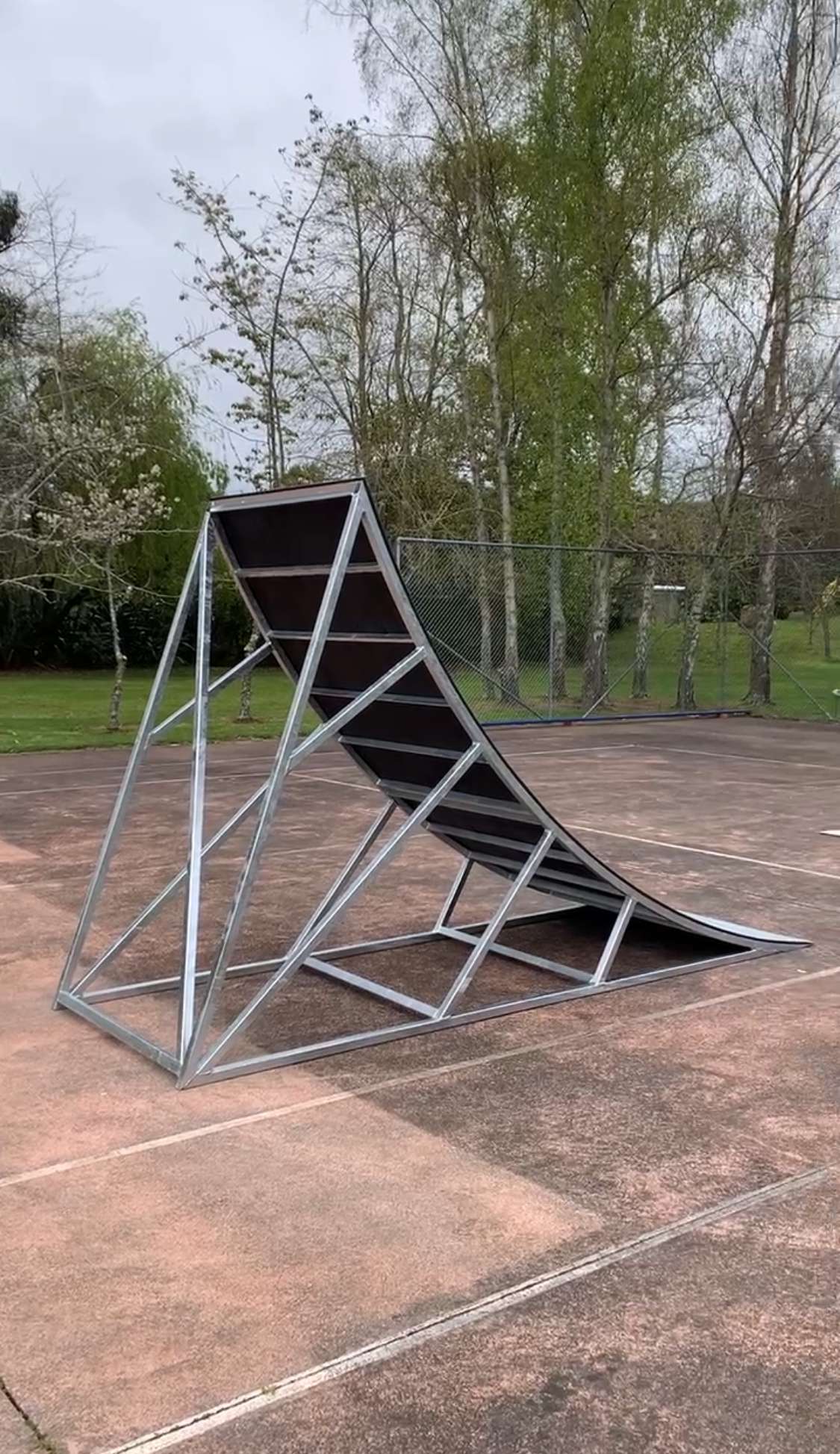 Mini ramp plan designed for BMX and pit bikes