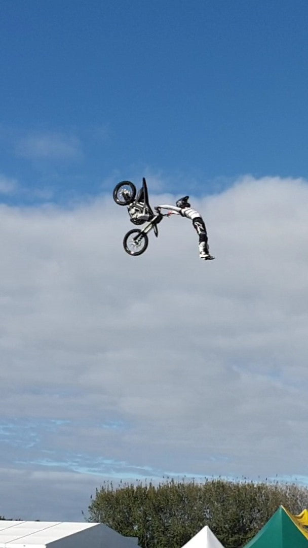 Levi Sherwood ruler flip with FMX Flip Levers by Shogun