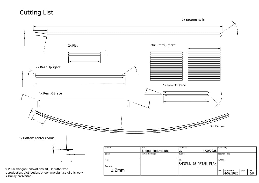 Dirt bike and BMX ramp plans – build your own jump with Shogun 75 specifications