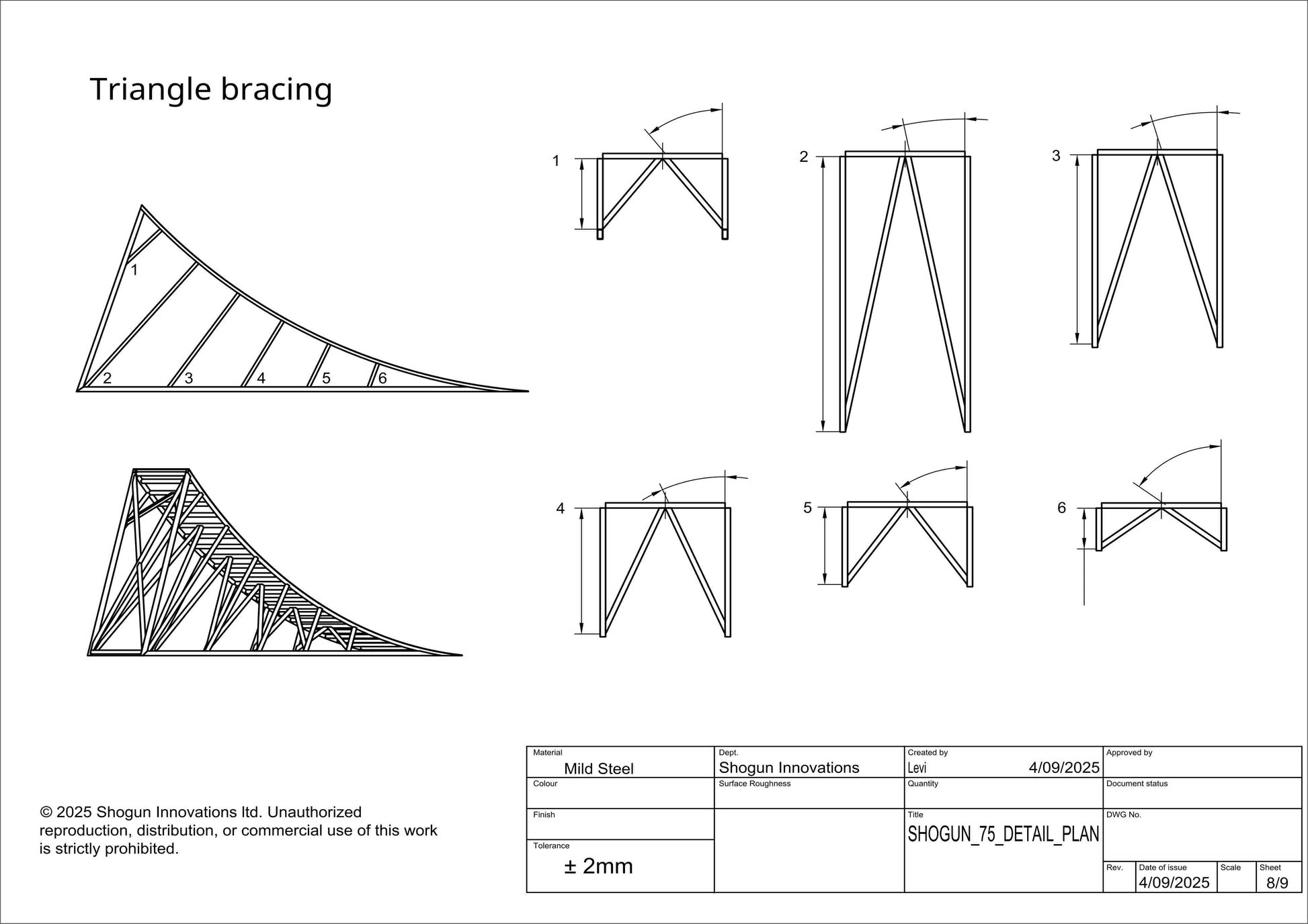 Durable steel ramp plans – Shogun 75 design for dirt bikes, BMX, skate ramps, and e-moto