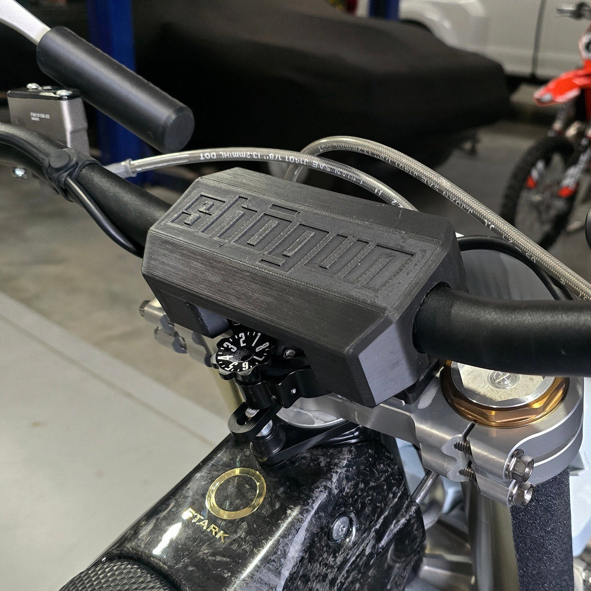 Shogun slimline FMX bar pad for GPR V5 steering stabilizer
