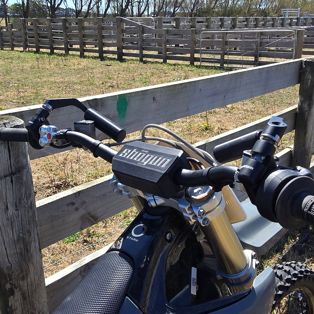 Stark VARG bar pad fitted to 1 1/8 inch handlebars